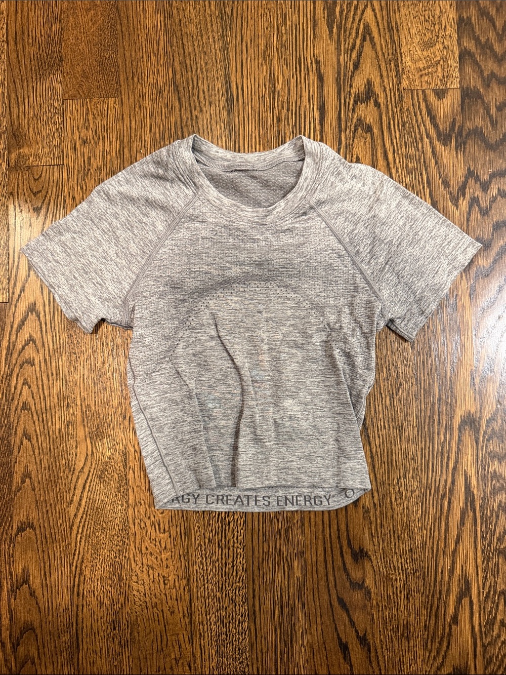 lululemon athletica Heather Gray Short-Sleeve Active Tee